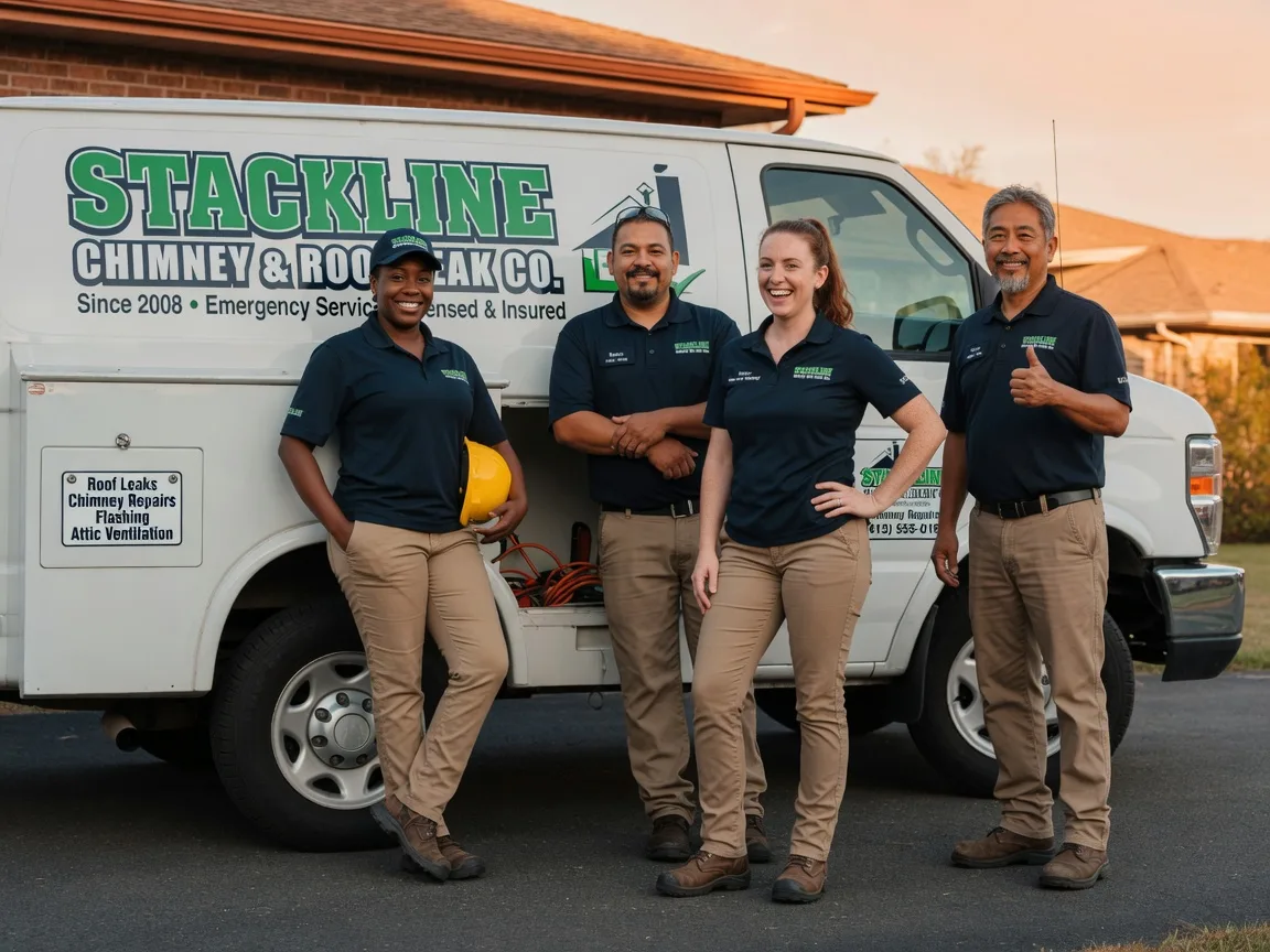 Chimney flashing repair company in Morton, TX